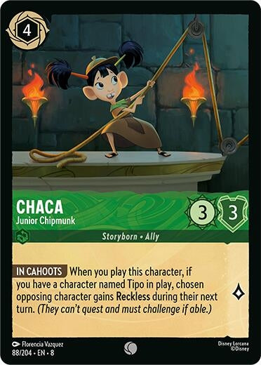 Image for Chaca - Junior Chipmunk (88/204) [Reign of Jafar] - Disney Lorcana