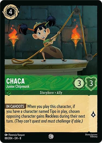 Image for Chaca - Junior Chipmunk (88/204) [Reign of Jafar] - Disney Lorcana