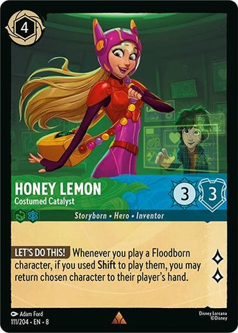 Image for Honey Lemon - Costumed Catalyst (111/204) [Reign of Jafar] - Disney Lorcana