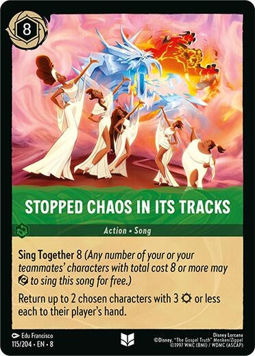 Image for Stopped Chaos in Its tracks (115/204) [Reign of Jafar] - Disney Lorcana