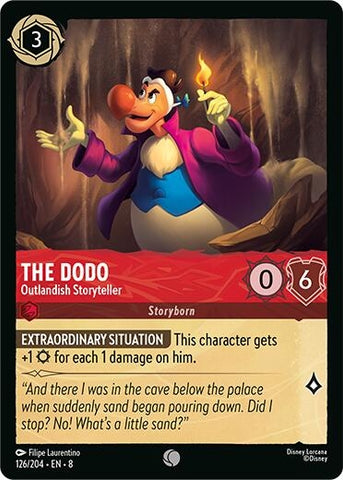 Image for The Dodo - Outlandish Storyteller (126/204) [Reign of Jafar] - Disney Lorcana