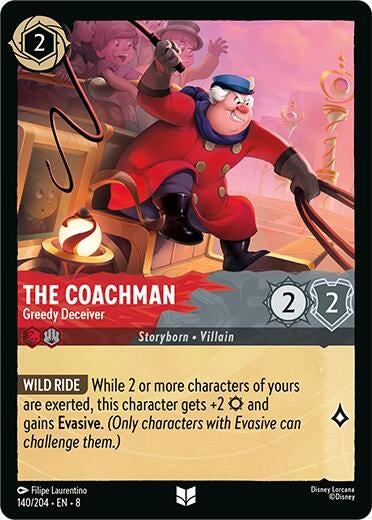 Image for The Coachman - Greedy Deceiver (140/204) [Reign of Jafar] - Disney Lorcana