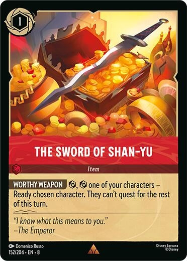 Image for The Sword of Shan Yu (152/204) [Reign of Jafar] - Disney Lorcana