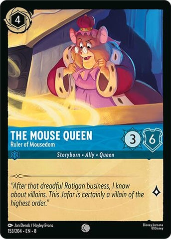 Image for The Mouse Queen - Ruler of Mousedom (153/204) [Reign of Jafar] - Disney Lorcana