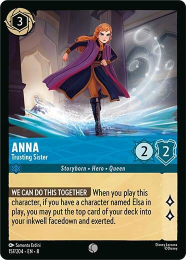 Image for Anna - Trusting Sister (157/204) [Reign of Jafar] - Disney Lorcana