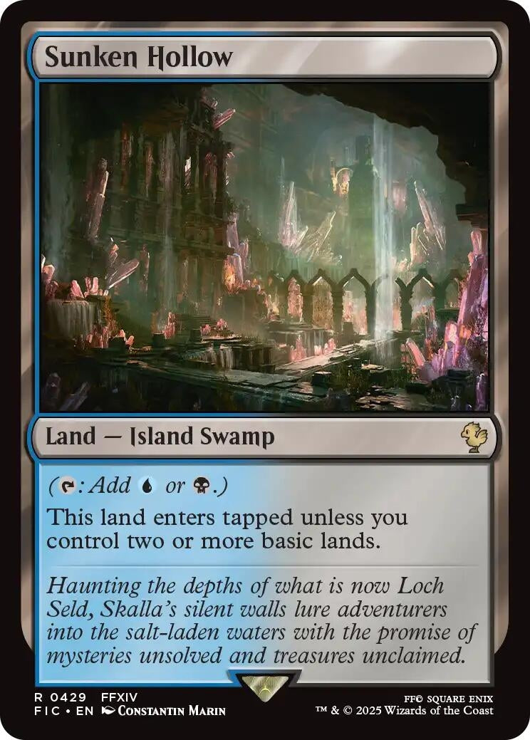 Image for Sunken Hollow (429) (Commander: FINAL FANTASY) - Magic: The Gathering