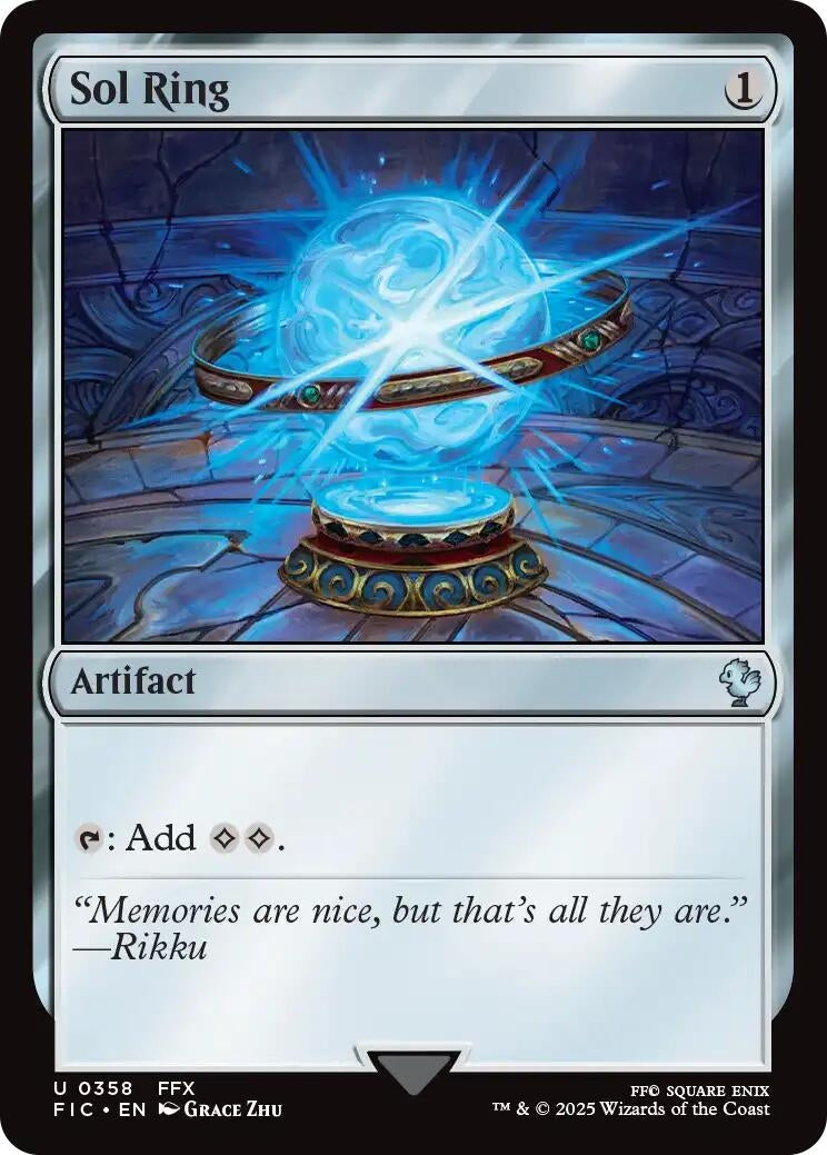Image for Sol Ring (0358) (358) (Commander: FINAL FANTASY) - Magic: The Gathering
