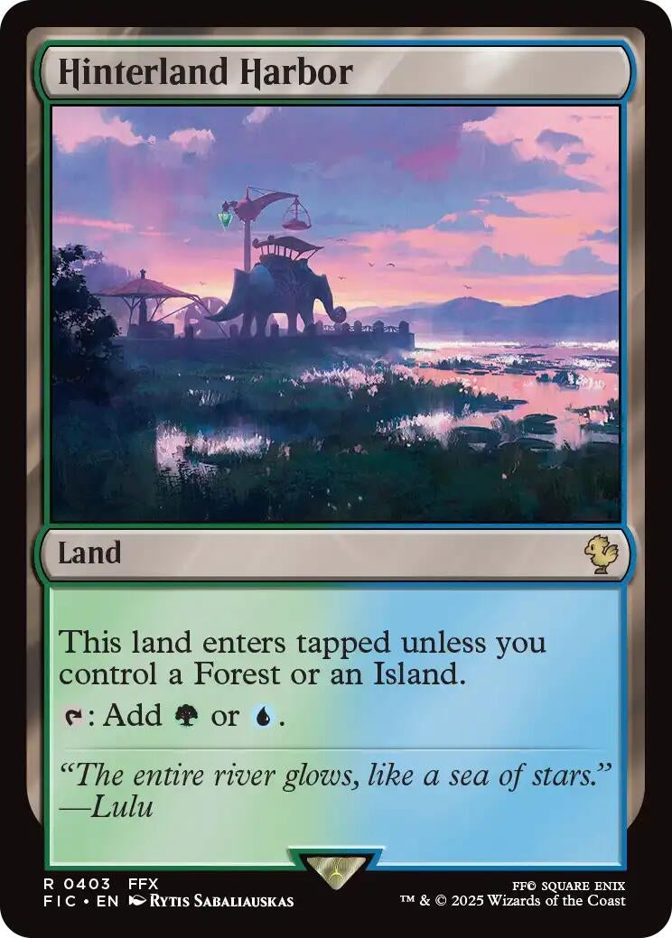 Image for Hinterland Harbor (403) (Commander: FINAL FANTASY) - Magic: The Gathering