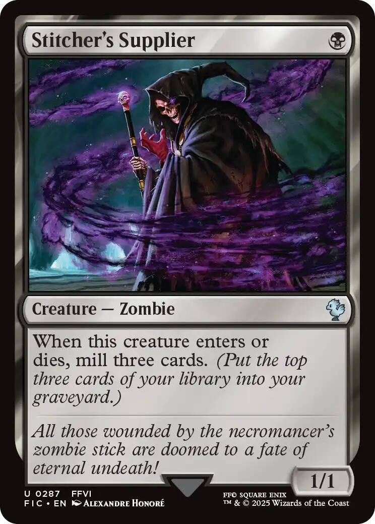 Image for Stitcher's Supplier (287) (Commander: FINAL FANTASY) - Magic: The Gathering