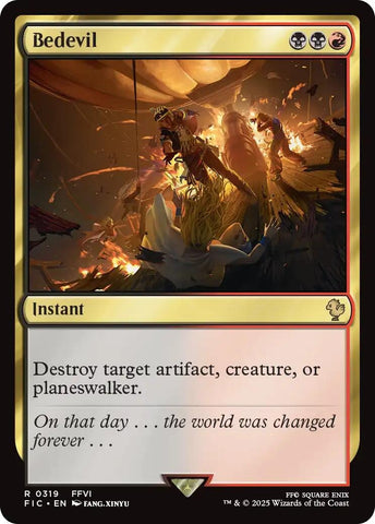 Image for Bedevil (319) (Commander: FINAL FANTASY) - Magic: The Gathering