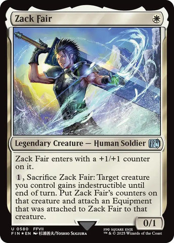 Image for Zack Fair (Surge Foil) (580) (FINAL FANTASY) - Magic: The Gathering