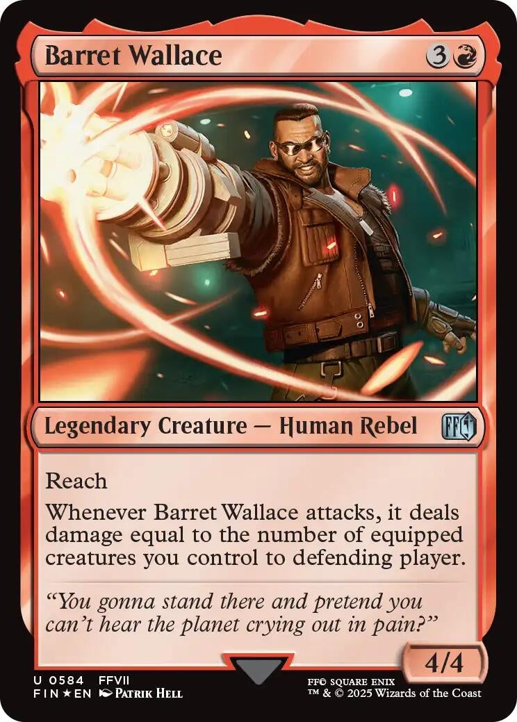 Image for Barret Wallace (Surge Foil) (584) (FINAL FANTASY) - Magic: The Gathering