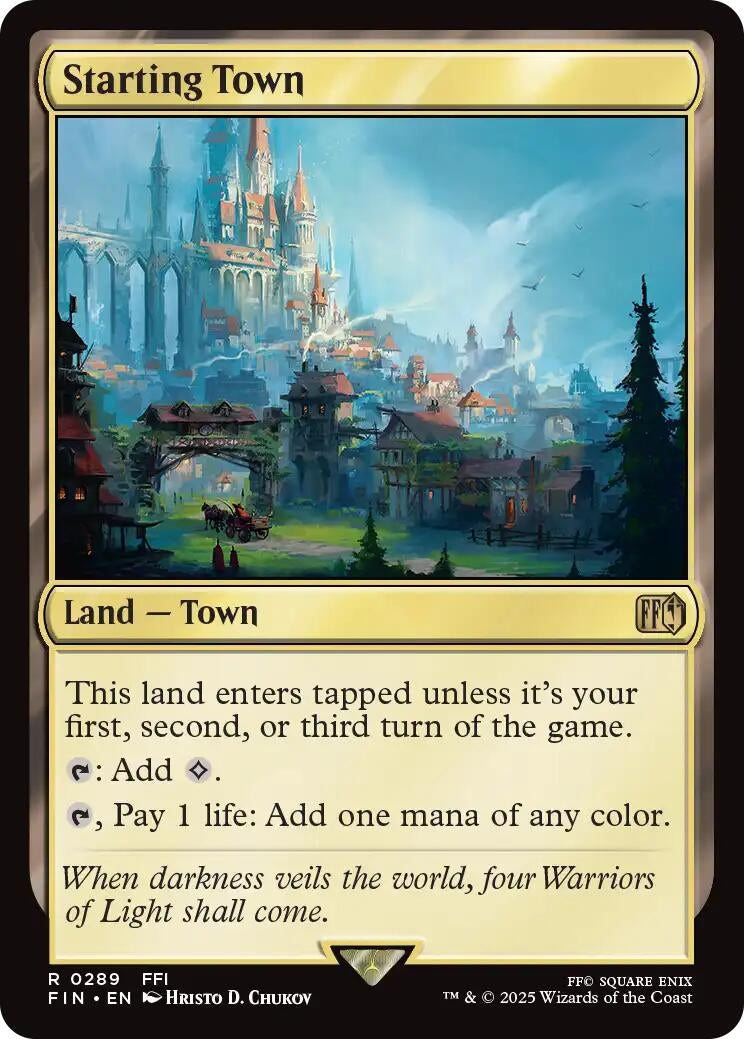Image for Starting Town (289) (FINAL FANTASY) - Magic: The Gathering