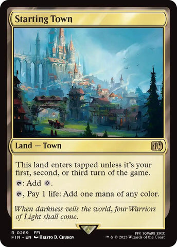 Image for Starting Town (289) (FINAL FANTASY) - Magic: The Gathering