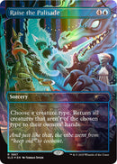 Image for Raise the Palisade (Double Rainbow Foil) (1897) (Secret Lair Drop Series) - Magic: The Gathering
