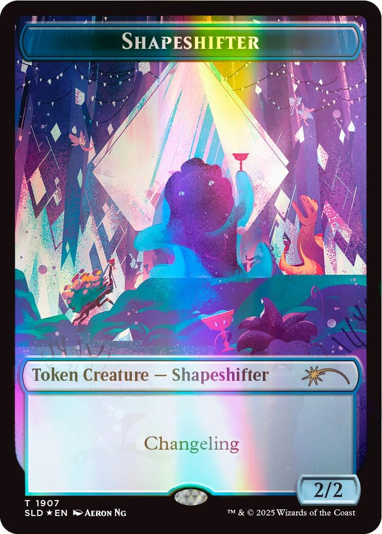 Image for Shapeshifter Token (1907) (Double Rainbow Foil) (1907) (Secret Lair Drop Series) - Magic: The Gathering