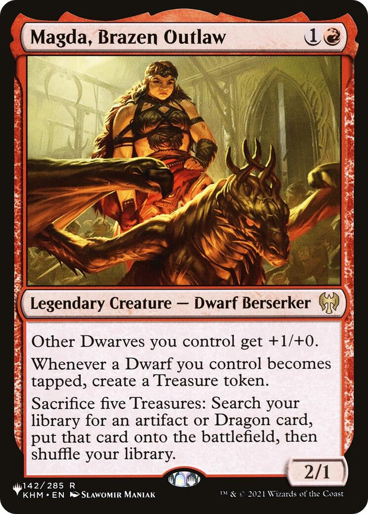 Image for Magda, Brazen Outlaw (142/285) - Magic: The Gathering