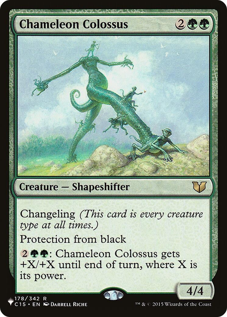 Image for Chameleon Colossus (178/342) (The List Reprints) - Magic: The Gathering
