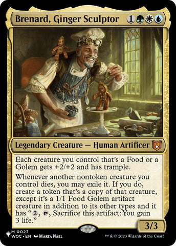Image for Brenard, Ginger Sculptor (27) (The List Reprints) - Magic: The Gathering