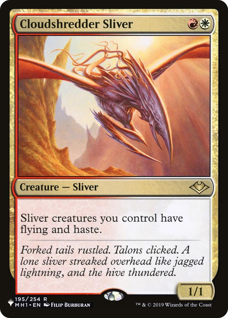 Image for Cloudshredder Sliver (195/254) (The List Reprints) - Magic: The Gathering