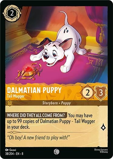 Image for Dalmatian Puppy - Tail Wagger (38/204) [Reign of Jafar] - Disney Lorcana