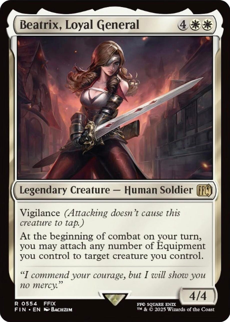 Image for Beatrix, Loyal General (554) (FINAL FANTASY) - Magic: The Gathering