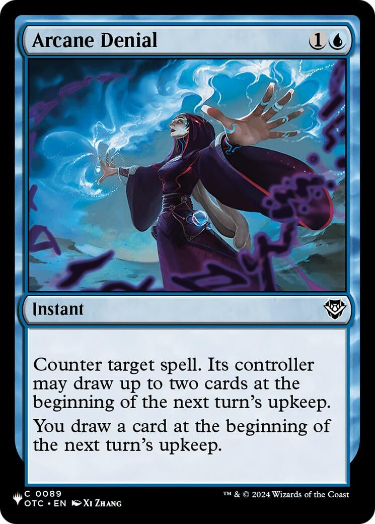 Image for Arcane Denial (OTC) (89) (The List Reprints) - Magic: The Gathering