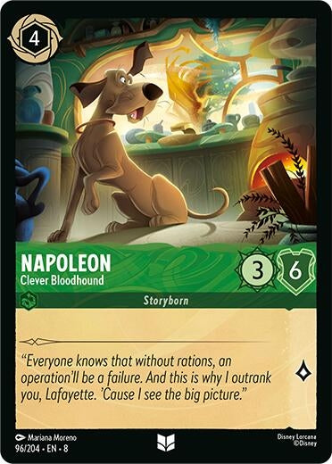 Image for Napoleon - Clever Bloodhound (96/204) [Reign of Jafar] - Disney Lorcana