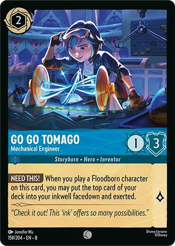 Image for Go Go Tomago - Mechanical Engineer (159/204) [Reign of Jafar] - Disney Lorcana