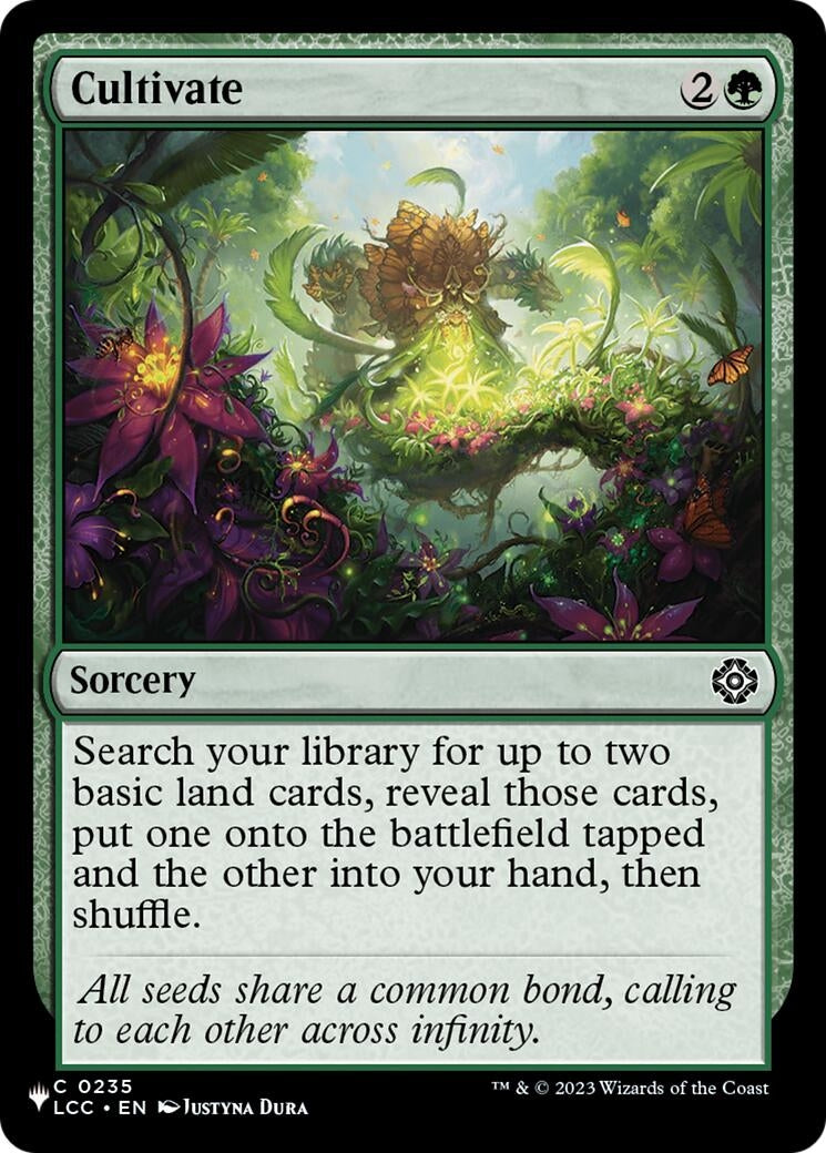Image for Cultivate (LCC) (235) (The List Reprints) - Magic: The Gathering