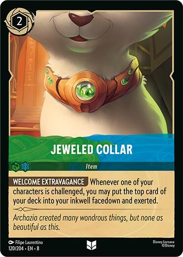Image for Jeweled Collar (120/204) [Reign of Jafar] - Disney Lorcana
