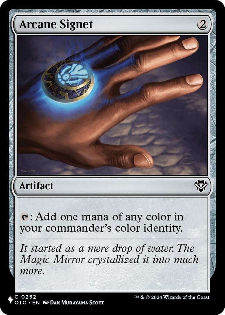 Image for Arcane Signet (OTC) (252) (The List Reprints) - Magic: The Gathering