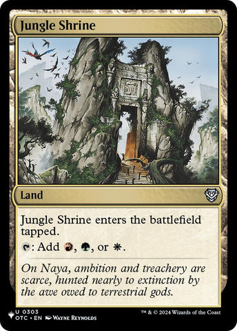 Image for Jungle Shrine (OTC) (303) - Magic: The Gathering