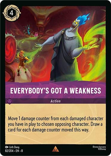Image for Everybody's Got A Weakness (82/204) - Disney Lorcana