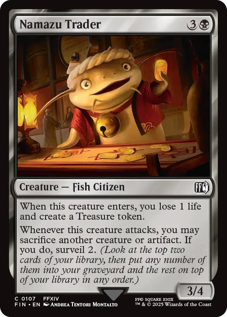 Image for Namazu Trader (107) (FINAL FANTASY) - Magic: The Gathering