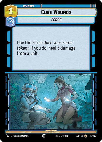 Image for Cure Wounds (075/264) (Legends of the Force) - Star Wars: Unlimited