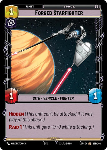 Image for Forged Starfighter (228/264) (Legends of the Force) - Star Wars: Unlimited