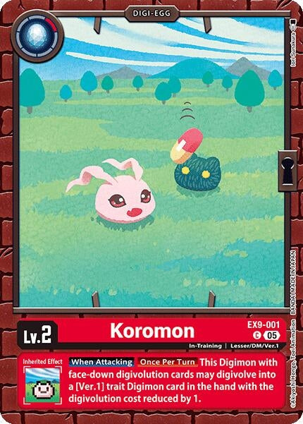 Image for Koromon (EX9-001 C) (Versus Monsters) (EX-09) - Digimon Card Game