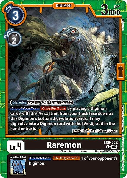 Image for Raremon (EX9-052 U) (Versus Monsters) (EX-09) - Digimon Card Game