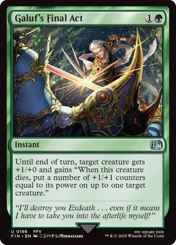 Image for Galuf's Final Act (186) (FINAL FANTASY) - Magic: The Gathering