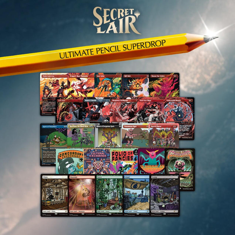 Image for Secret Lair Drop: The Ultimate Pencil - Non-Foil Bundle - Magic: The Gathering