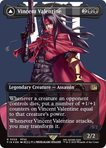 Image for Vincent Valentine (Borderless) (Surge Foil) (528) (FINAL FANTASY) - Magic: The Gathering
