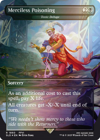 Image for Merciless Poisoning - Toxic Deluge (Rainbow Foil) (1860) (Secret Lair Drop Series) - Magic: The Gathering