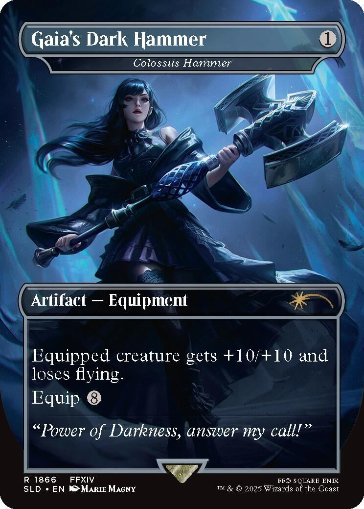 Image for Gaia's Dark Hammer - Colossus Hammer (1866) (Secret Lair Drop Series) - Magic: The Gathering
