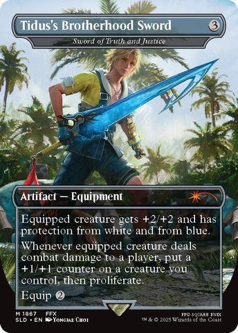 Image for Tidus's Brotherhood Sword - Sword of Truth and Justice (1867) (Secret Lair Drop Series) - Magic: The Gathering