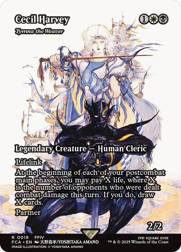 Image for Cecil Harvey Tymna the Weaver - Tymna the Weaver (Showcase) (18) (FINAL FANTASY: Through the Ages) - Magic: The Gathering