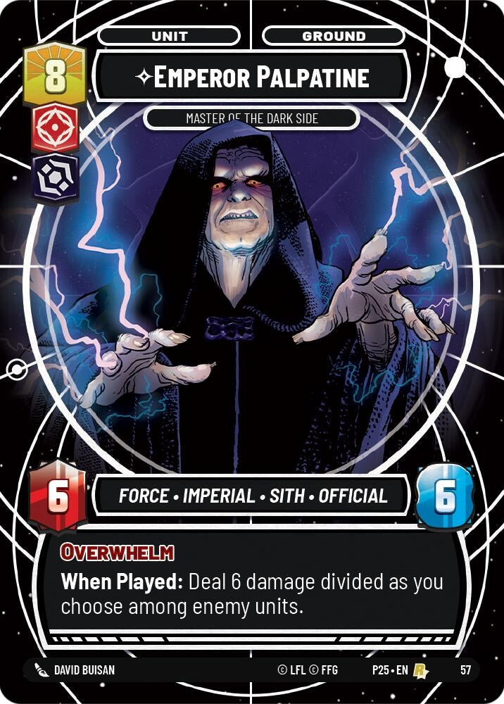Image for Emperor Palpatine - Master of the Dark Side (57) - Star Wars: Unlimited