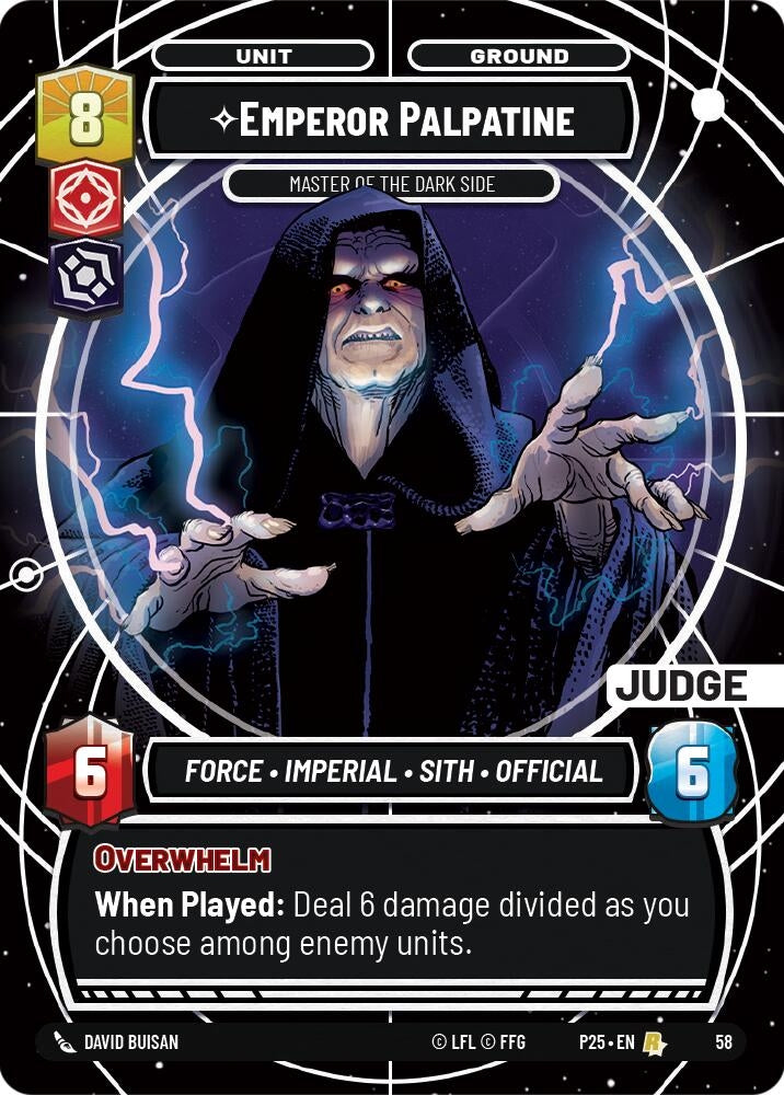 Image for Emperor Palpatine - Master of the Dark Side (58) - Star Wars: Unlimited