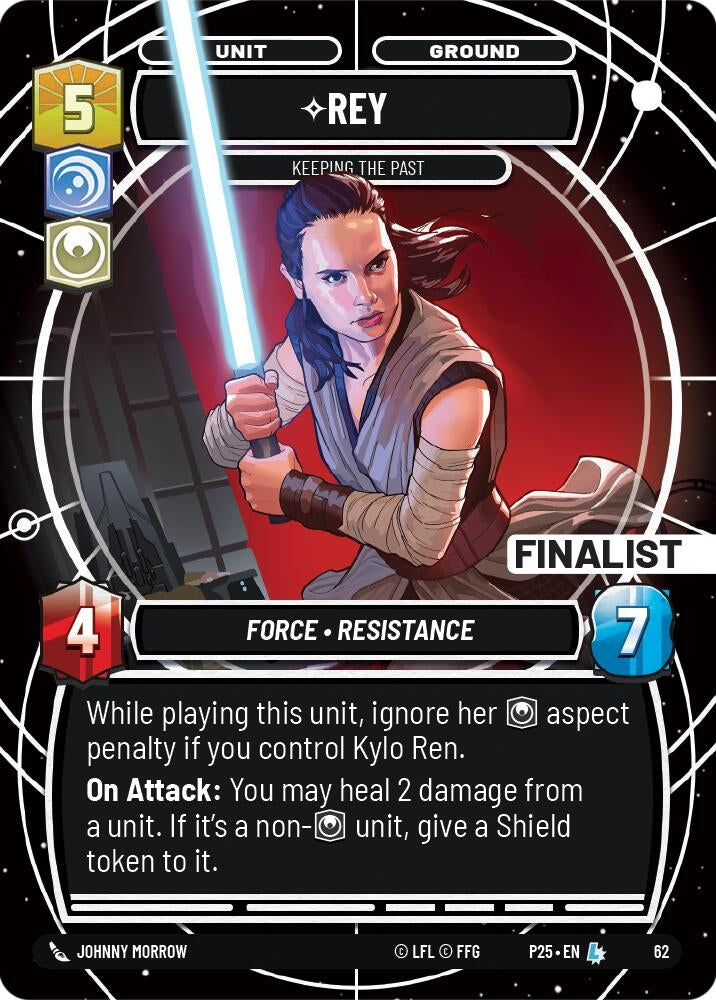 Image for Rey - Keeping the Past (Finalist) (62) - Star Wars: Unlimited