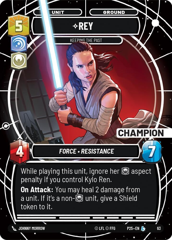 Image for Rey - Keeping the Past (Champion) (63) - Star Wars: Unlimited